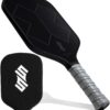 Carbon Fiber Pickleball Paddle - Professional Long Handle, Enhanced Spin & Control | Lightweight Design for Advanced Players, USA Pickleball Approval Pending