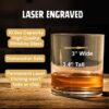 Let's Get Pickled Whiskey Glass - Gift for Pickleball Player - Laser-Etched Design - Perfect Gift for Pickleball Lovers - Gift Boxed