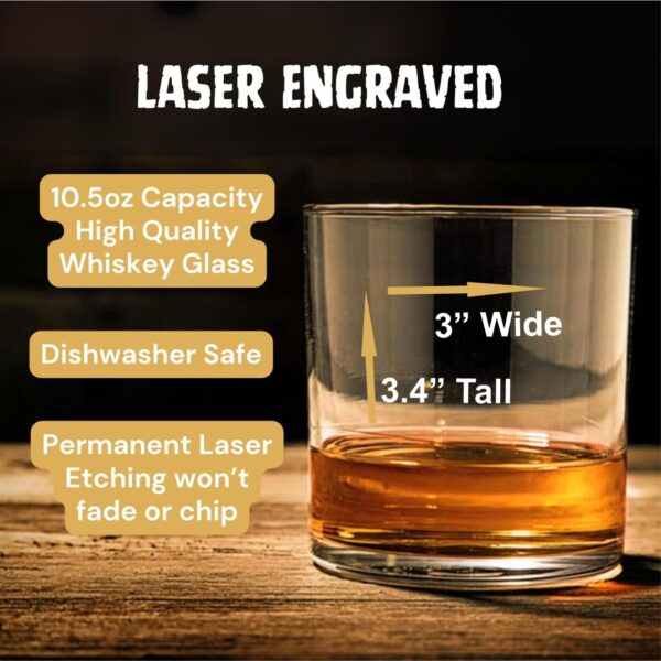 Let's Get Pickled Whiskey Glass - Gift for Pickleball Player - Laser-Etched Design - Perfect Gift for Pickleball Lovers - Gift Boxed