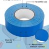 Pro Pickleball Court Tape 2" x230ft- Temporary Court Lines Tape, No Residue Removable Sports Tape for Indoor/Outdoor, Quick Setup with Blue Tape