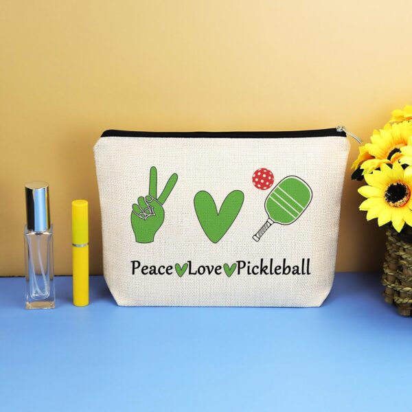 Pickleball Lover Gifts for Women Makeup Bag Pickleball Gift for Pickleball Player Cosmetic Bag Pickleball Girl Gifts Pickleball Friends Gifts Christmas Birthday Gift for Pickleball Lover Player
