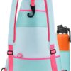 Light Weight Crossbody Backpack, Large Capacity Sling Bag for Pickleball, Tennis, Racketball, and Travel for Women