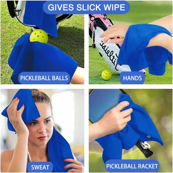 Hafhue I'll Let My Paddle Do The Talking Embroidered Towel, Pickleball Player Gift, Pickleball Gifts for Men Women, Birthday Gift for Pickleball Fan, Retirement Gifts for Pickleball Lovers