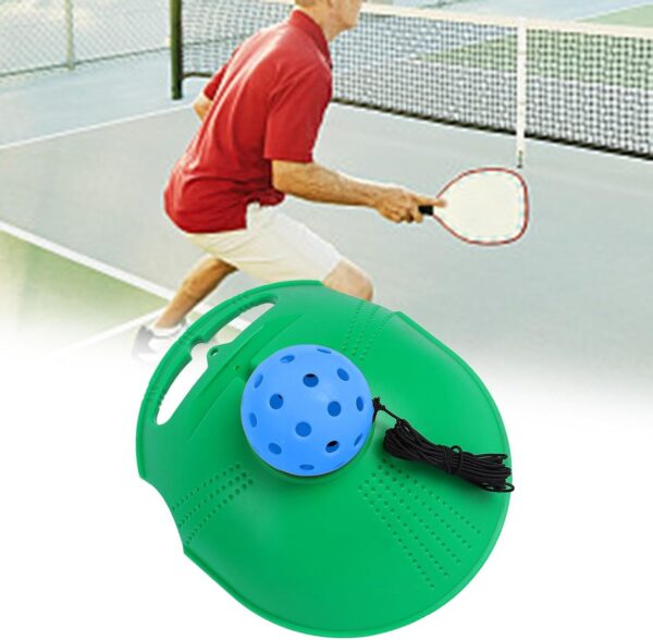 Pickleball Trainer Rebound Ball with String Self Practice Equipment Tool Pickleball Training Equipment Solo Training for Park Professional
