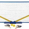 Triumph Sports Multi-Sport Versatile Combo Outdoor Game Net Set Includes Volleyball, Badminton, and Pickleball, Blue (35-7510-2)