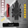 Mini Pickleball Dink Net, Small Size Set 4ft + 7ft, Paddles, Court Markers, 6 Balls, Bag, Rebounder Practice Trainer, Master Pickle Ball, Home Equipment Portable, Adjustable, Indoor, Outdoor, Driveway