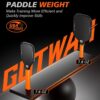 Pickleball Training Paddle, USAPA Approved T700 Carbon Fiber Sweet Spot Pickle Ball Racket Restore the weight of a regular racket, 16MM Polymer Honeycomb Core for Pickleball Training & Practice