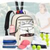 IGOLUMON Tennis Bag Tennis Backpack for Women and Men Racket Bags Holds 2 Racket Insulated Pocket Ventilated Shoe Compartment
