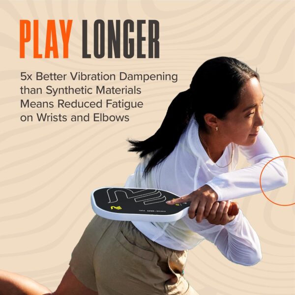 Drift Pickleball Paddles – Made in USA – Widebody/Elongated - 16mm Pickleball Paddle – BioFLX+ Technology for Control + Spin – USAPA Approved