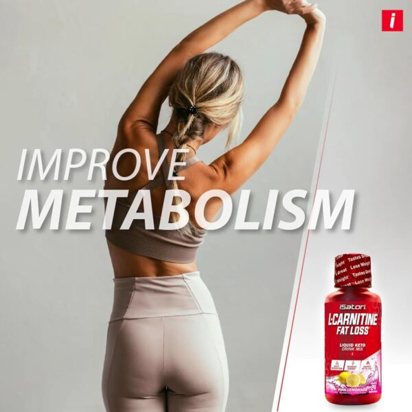iSatori L-Carnitine 1500, Triple-Blend Liquid L Carnitine Supplement, with Acetyl & Tartrate, Stimulant Free Energy, No Calories, Sugar or Gluten, Keto-Friendly, Pink Lemonade (24 Servings)