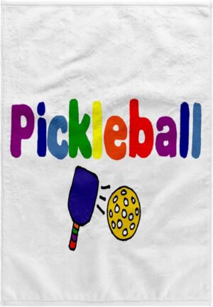 3D Rose TWL_200134_1 Colorful Pickleball Letters and Paddles, 15" x 22"