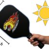 LED Rechargeable Light up Pickleball Paddle Set by FireBomb™