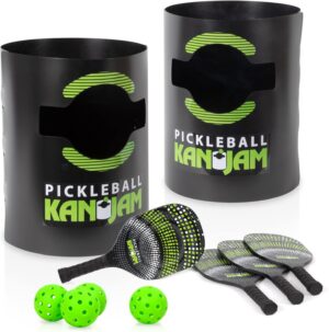 Kan Jam Pickleball - Team Based Pickle Ball Game - Includes 4 Paddles & 4 Outdoor Pickleballs