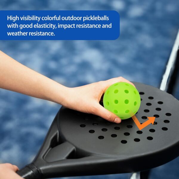 Pickleball Trainer, Match Pickleball Trainer, Match Pickleball Practice Rebounder Ball with String, Pickleball Training Aids for Outdoor Beginner