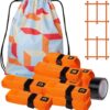 Maplefield Pickleball Court Marking Kit & Lines – Outdoor Pickleball Tape with Strong Hold, Easy-to-Identify Markers & Portable Bag – for Any Court, Windy Days