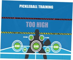 Pickleball Dink Pad, Dink Master Exercise, Rebounder Aids Pad, Pickleball Training Poster Mat, for Pickleball, Dink, Training