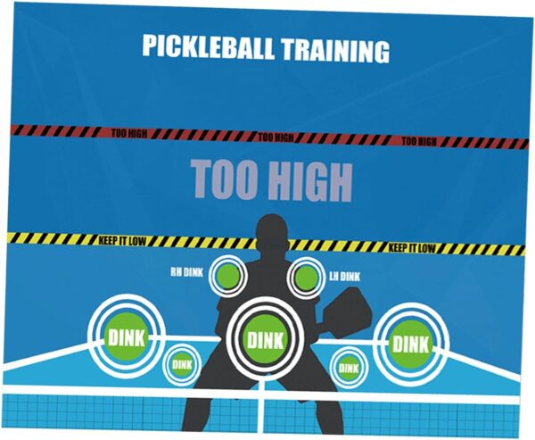 Pickleball Dink Pad, Dink Master Exercise, Rebounder Aids Pad, Pickleball Training Poster Mat, for Pickleball, Dink, Training