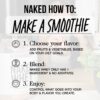 NAKED Whey 2LB 100% Grass Fed Whey Protein Powder - Only 1 Ingredient, Unflavored Whey Protein, Undenatured, Gluten Free, Soy Free, No GMOs, No Preservatives