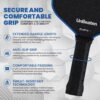 Pickleball Paddles,Carbon Fiber Pickleball Paddle Set of 2, Thermoformed Pickle Ball Rackets for Power & Spin, Lightweight Pickle Ball Paddle