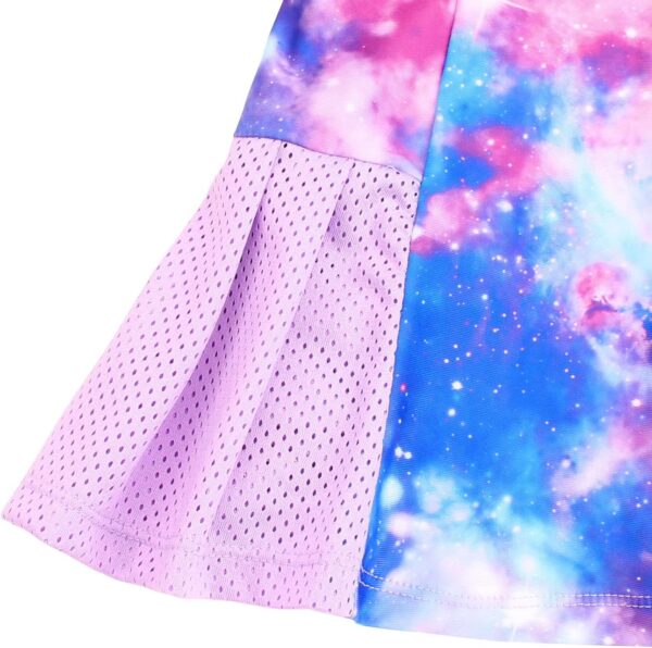 JESKIDS Girls' Tennis Golf Skirts with Shorts Pickleball Athletic Pleated Skort 6~13T
