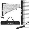 Pickleball Net, Portable Pickleball Net for Driveway, 22 FT USAPA Regulation Size, Steady Metal Frame, with Carrying Bag for Backyards, Driveways, Outdoor Indoor