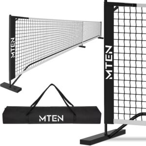 Pickleball Net, Portable Pickleball Net for Driveway, 22 FT USAPA Regulation Size, Steady Metal Frame, with Carrying Bag for Backyards, Driveways, Outdoor Indoor