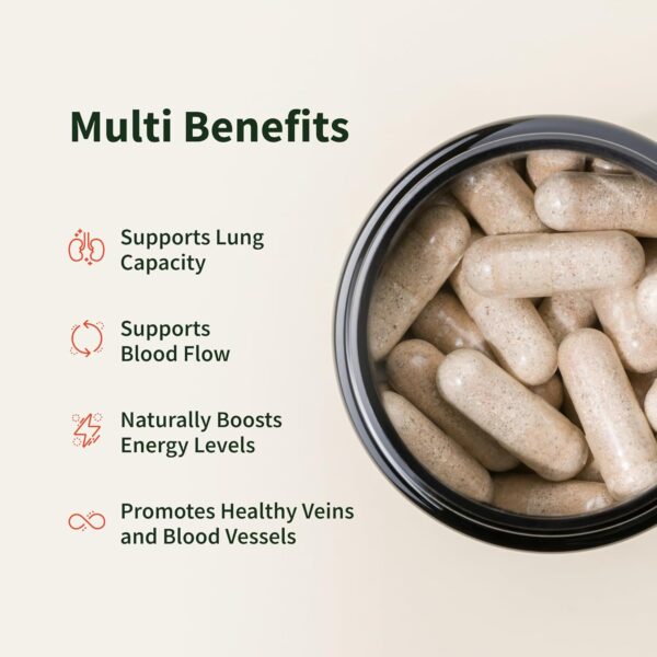 Snap Supplements Nitric Oxide Booster Supplement with L Arginine and L Citrulline Essential Amino Acids and Ginseng Root, Energy, Heart Health, Muscle Growth & Circulation Support, 60 Capsules