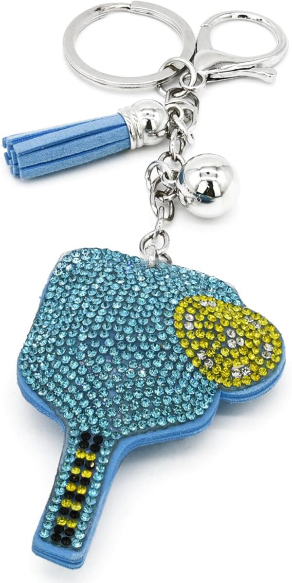 Pickleball Charm, Women Pickleball Keychain Accessories for Bag, Keys, Handbags