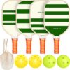 Pickleball Paddles Set USAPA Approved, Lightweight and Durable with Unique Design, USAPA Approved Pickleball Paddles Set of 4, 4 Pickleball Balls, Pickleball Bag, Pickleball Paddles (Dream)