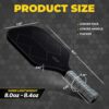 Carbon Fiber Pickleball Paddle - Professional Long Handle, Enhanced Spin & Control | Lightweight Design for Advanced Players, USA Pickleball Approval Pending