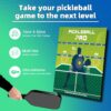 Dink Master Pickleball Practice Board with 2 Packs Squeegee for Vinyl - Convenient Rebounder Training Aid - Practice Dinks and Improve Pickleball Gaming Ability