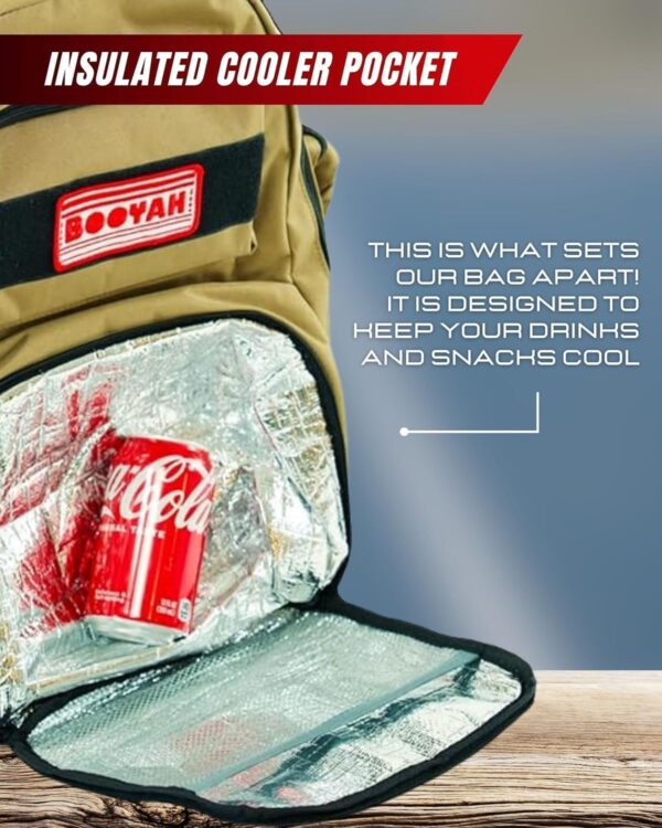 Booyah Pickleball Backpack Bag: Insulated & Shoe Pockets, 3+ Paddle Capacity, Durable Fence Hook, Comfortable Straps - Ideal for Professional Players
