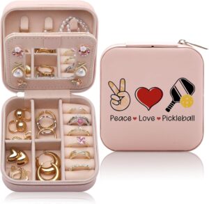 Pickleball Gifts for Women, Pickleball Player Jewelry Box, Best Gifts for Pickleball Lover, Pickleball Lover Accessories Jewelry Case Organizer Gift for Women