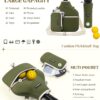 Pickleball Bag, 3-in-1 Mens and Womens Single Pickleball Sling Bag, Adjustable and Removable Sling Bag Water Bottle Bag and Mobile Phone Bag with Fence Hook Zippered Pockets (Bag Only)