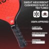YC DGYCASI Pickleball Paddles Set of 4, USAPA Approved Pickleball Set, 4 Carbon Fiber Pickleball Rackets, 3 Outdoor Balls, 3 Indoor Balls, 4 Replacement Grip, 1 Bag for Women and Men