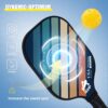 USAPA Approved Pickleball Paddle Set, Lightweight Fiberglass Surface Paddles Set of 2/ Wood Pickleball Paddle Set of 4 with Ergonomic Handle, Pickleball Racket with 4 Balls, 1 Bag & Accessories…