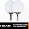 EastPoint Outdoor Table Tennis Paddle Set – Rubberized Weather-Resistant Ping Pong Paddles with Balls – 2 or 4 Player Set