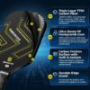 Pickleball Paddles Set of 2 USAPA Approved T700 Raw Carbon Fiber Pickleball Paddle, Friction Surface Pickleball Rackets with 4 Balls 1 Pickleball Bag, Pickle Ball Paddle Set for Men and Women