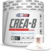 EHP Labs CREA-8 Creatine Monohydrate Powder - Unflavored Creatine Powder for Muscle Growth, Increased Strength, Enhanced Energy Output and Improved Performance - 100 Servings (500g)