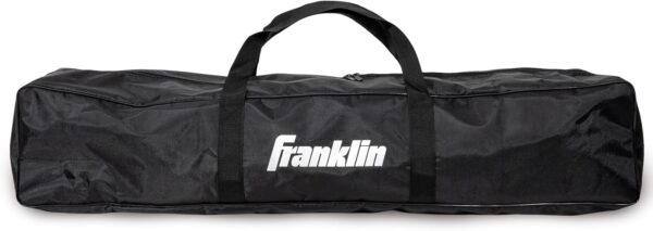 Franklin Sports Portable Pickleball Hopper + Carry Bag - (100) Ball Pickleball Caddy + Travel Basket with Wheels - Easy Storage + Transportation to Court - Easy Assembly + Durable Construction