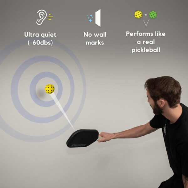 Soft Strike Silent Pickleballs – The Ultimate Quiet Foam Set for Indoor/Outdoor Pickleball Practice. Soft Pickleballs That Mimic The Exact Bounce of Real Balls