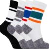 ja vie JAVIE Performance Sports Crew Socks for Men & Women, Breathable Moisture-Wicking Pickleball Athletic Seamless Socks