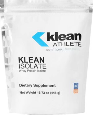 Klean ATHLETE Klean Isolate - Whey Protein Isolate - Daily Protein & Amino Acid - Intake for Muscle Integrity* - NSF Certified for Sport - 20 Servings - Unflavored
