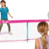 Barbie Kids Pickleball Set – Includes 2 Paddles, 1 Ball & Net – Portable Outdoor/Indoor Pickleball Game for Girls – Backyard, Driveway, Beach, Park, or Home Play