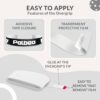Pickleball OverGrip Tape - Pack of 3/6/12/22/60 - Extra Tacky White Pickleball Grip Tape - High Sweat Absorption & Non-Slip Soft Touch. Accessories Designed to Enhance Your Pickleball Paddle Grip Tape