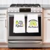 Vansolinne Pickleball Gift Christmas Pickle Ball Gift Kitchen Towels Set of 4 Dish Towels White Kitchen Hand Towels Kit Novelty Gifts for Sports Player Coach Teacher Dad Mom