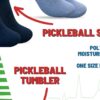 The Original 3 Pack Pickleball Socks Size 8-13 - Perfect Gifts For Pickleball Lovers and Accessories Pickle Ball Players Men and Women Outdoor Indoor Gift Accessory
