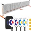 Portable Pickleball Net - 22 FT USAPA Regulation Size, Applies to Indoor & Outdoor & Driveway, Pickle Ball Net System with Carrying Bag