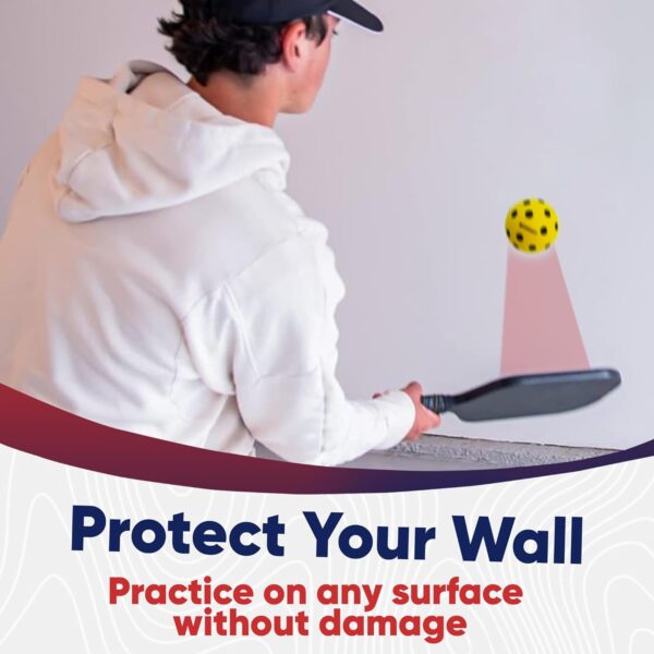 Enhance Pickleball Ninja Ball - The Original Silent Pickleball - Foam Balls for Quiet Practice - Comes with 3 Balls - Indoor or Outdoor Use