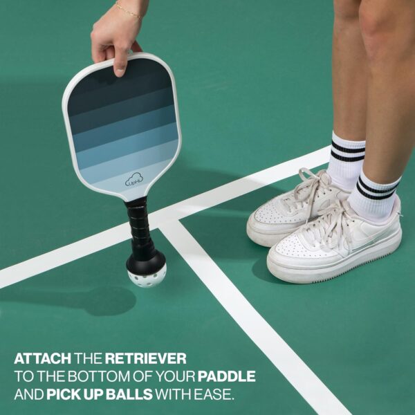 2025 USAPA Pickleball Paddles Set of 2 - Carbon Fiber Pickleball Paddles with High Grit Textured Surface - 2 Outdoor Balls, 2 Indoor Balls, 2 Ball Retrievers, Waterproof Case
